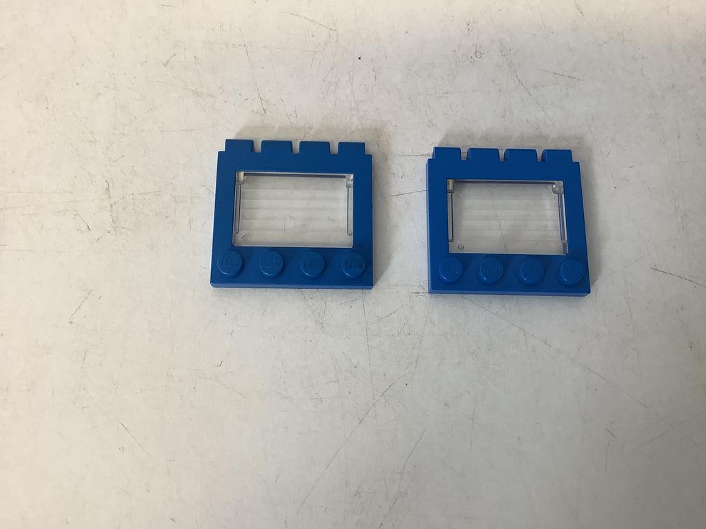 Lego scharnier voor voertuig autodak 4x4 met glas (5), Ophalen of Verzenden, Gebruikt, Losse stenen, Lego