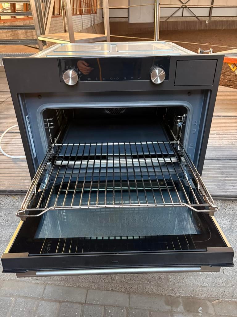 Z.g.a.n. Atag combi stoomoven, Ophalen, Zo goed als nieuw, Oven met grill, 45 tot 60 cm