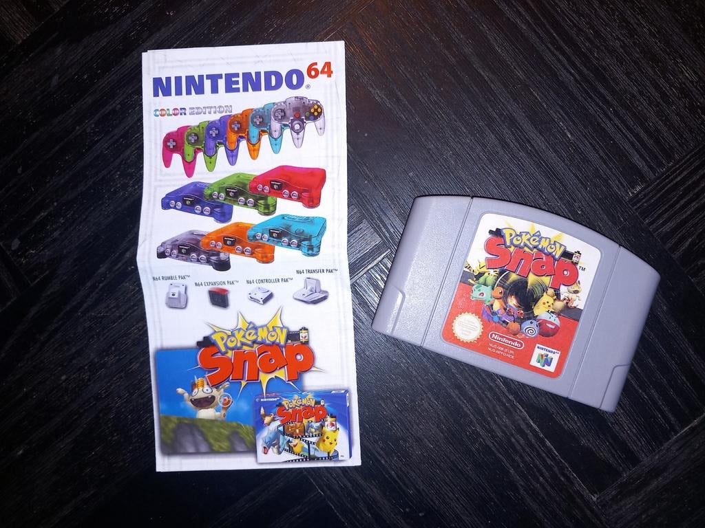 Pokemon Snap nintendo 64 N64, Spelcomputers en Games, Games | Nintendo 64, Nintendo, Gebruikt, Overige genres, 1 speler