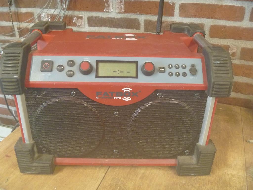 Bouwradio Fatbox, Ophalen of Verzenden