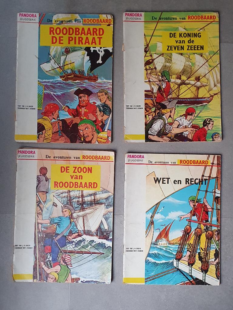 roodbaard de piraat, Boeken, Meerdere stripboeken, Ophalen of Verzenden, Gelezen