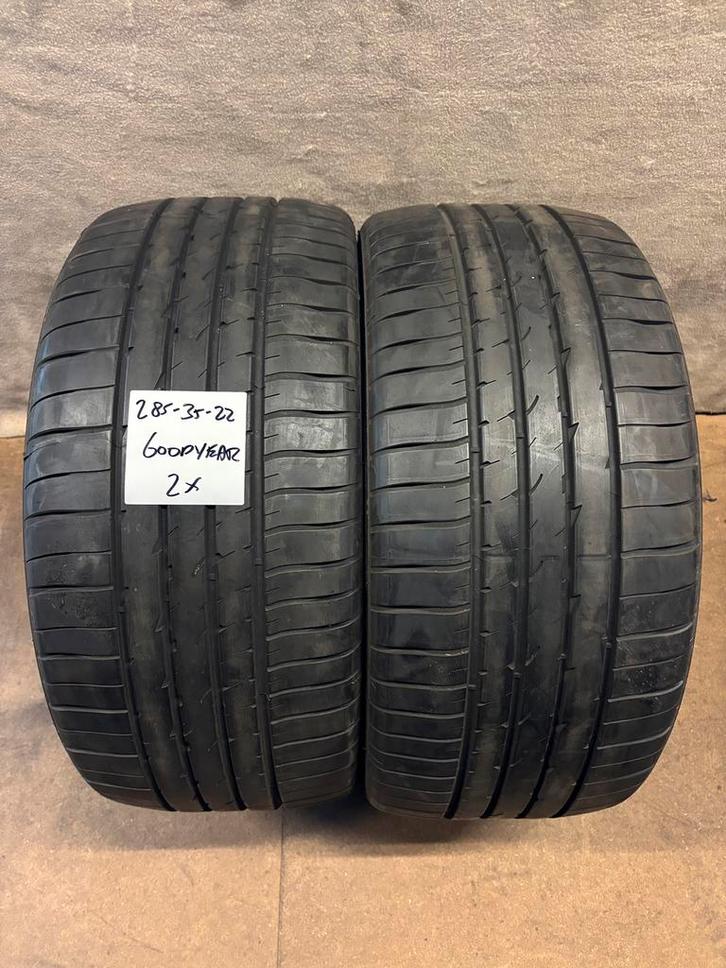 2 x 285-35-22 Goodyear Eagle F1 Asymetric 3 TO Zomerbanden, Auto-onderdelen, Banden en Velgen, Band(en), Zomerbanden, Overige maten