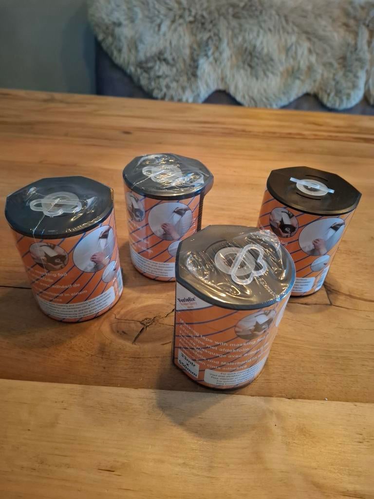 Verlofix Afplaktape - 4 rollen, Ophalen of Verzenden, Nieuw, Overige typen