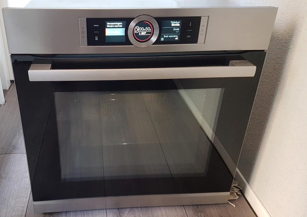 Siemens combi oven/magnetron, Gebruikt, Oven met grill, Inbouw, 45 tot 60 cm