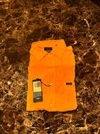 Faconnable Linnen Blouse Maat L Oranje Nieuw met Kaartjes, Ophalen of Verzenden, Nieuw, Oranje, Halswijdte 41/42 (L)