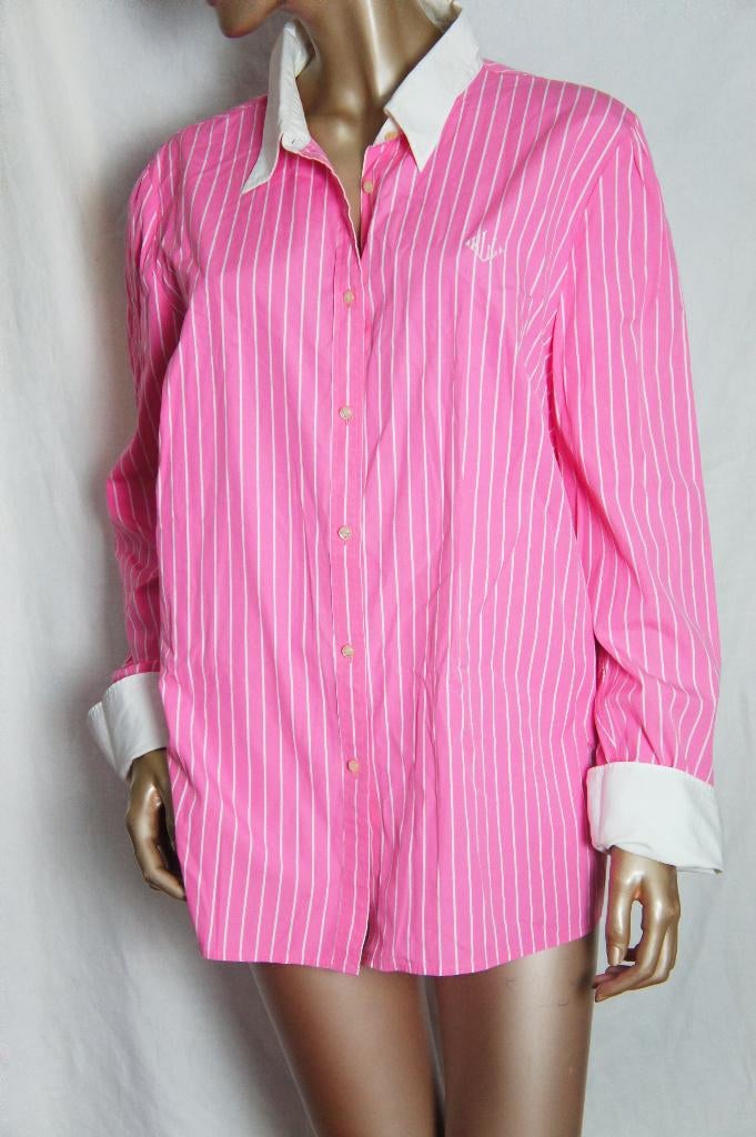 RALPH LAUREN blouse maat 2XL, Verzenden, Zo goed als nieuw, Maat 46/48 (XL) of groter, Roze
