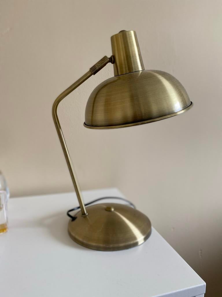 Messing tafel lampjes 2 stuks, Huis en Inrichting, Ophalen, Zo goed als nieuw, Minder dan 50 cm