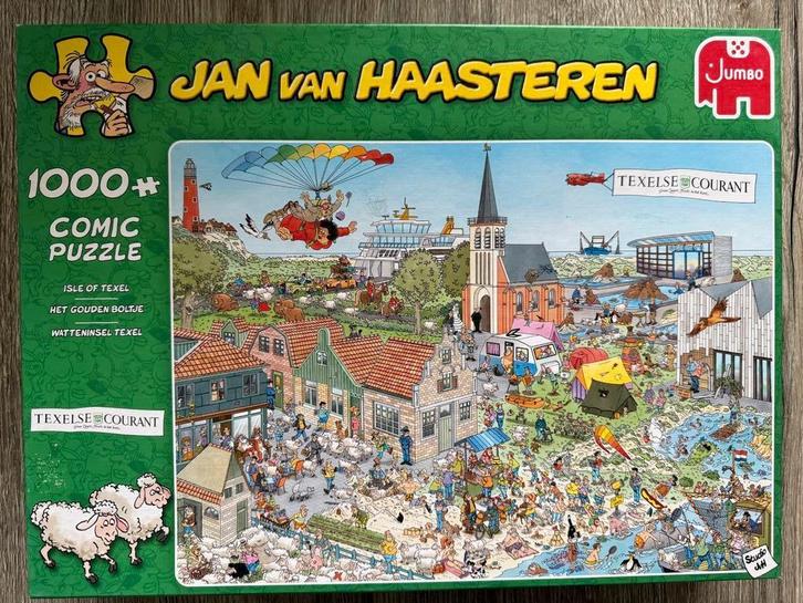 Rondje Texel - Jan van Haasteren puzzel 1000 stukjes, Hobby en Vrije tijd, Denksport en Puzzels, Zo goed als nieuw, Legpuzzel