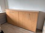 Horizontaal opklapbed - Ideaal voor kleine ruimtes, Huis en Inrichting, Ophalen, Gebruikt, 90 cm, Eenpersoons