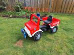 Rolly Toys Unimog Trapskelter Brandweer met aanhanger, Kinderen en Baby's, Ophalen of Verzenden