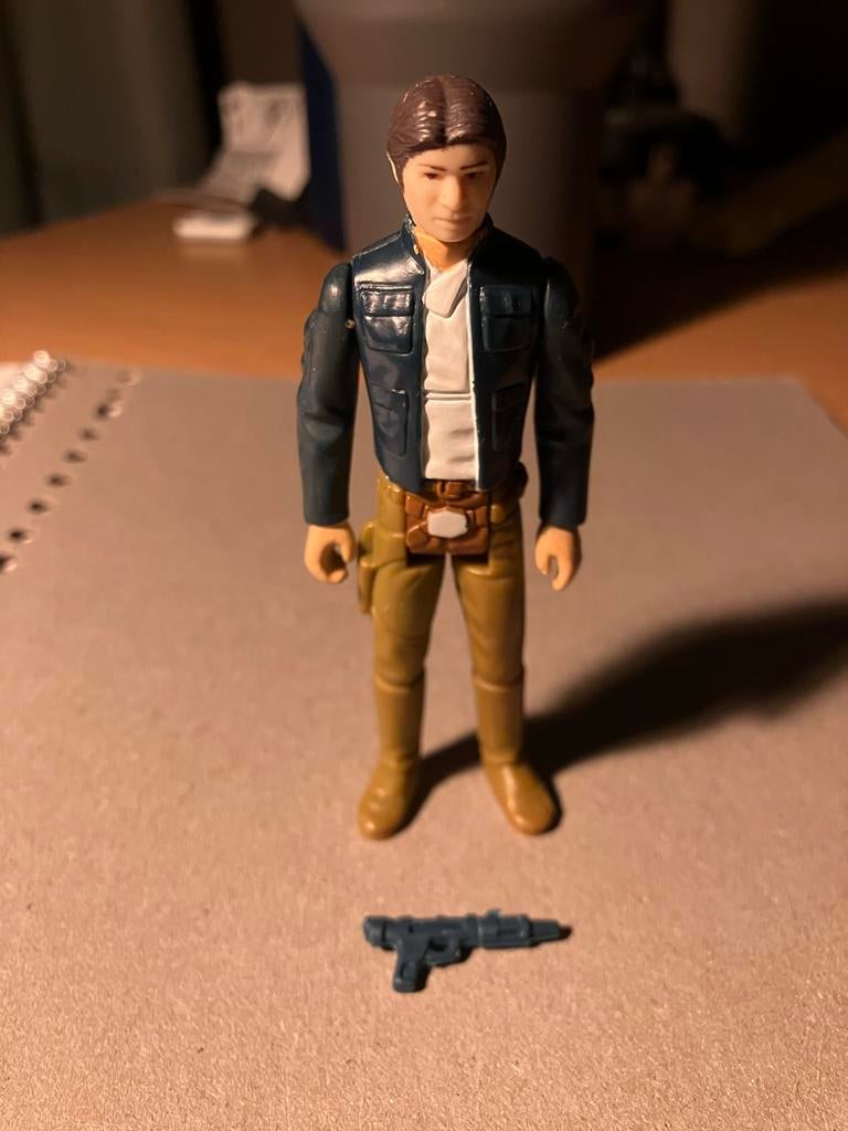 ✅ Han Solo actiefiguur Kenner met originele blaster, Verzamelen, Star Wars, Ophalen of Verzenden, Gebruikt, Actiefiguurtje