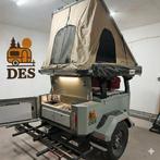 Off-Road Tenttrailer | All-Terrain Daktent Vouwwagen | 4-Sei, Overige merken, Tot en met 2, Antraciet, Ophalen of Verzenden