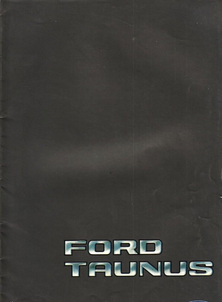 Folder Ford Taunus 1981, Ophalen of Verzenden, Gelezen, Ford