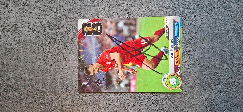 Trading card met handtekening; Ivan Perisic # PSV Bayern, Ophalen of Verzenden, Nieuw, Buitenlandse clubs, Spelerskaart