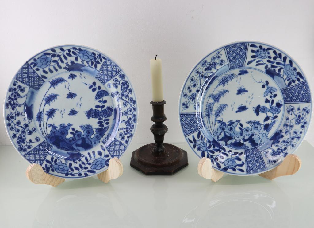 Set antieke Chinees porseleinen borden, Ophalen of Verzenden