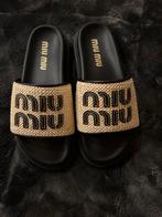 Miu Miu Badslippers nieuw maat 38, Kleding | Dames, Schoenen, Slippers, Zwart, Nieuw, Ophalen of Verzenden