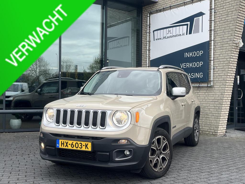 Jeep Renegade 1.4 MultiAir Limited*CLIMA*HAAK*LANE*NAVI*NW-D, Auto's, Voorwielaandrijving, Stof, Gebruikt, 4 cilinders
