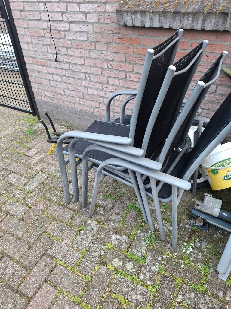 4 thuin stoelen, Tuin en Terras, Ophalen, Zo goed als nieuw, Kunststof