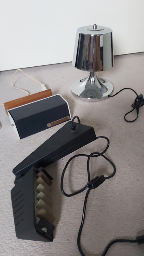 3 x vintage lamp / tafellamp / wandlamp ( 1 × Hiemstra ), Ophalen of Verzenden