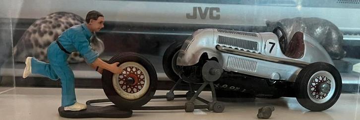 Schuco Studio 1050 pitcrew bandenman, Verzamelen, Speelgoed, Zo goed als nieuw, Ophalen of Verzenden