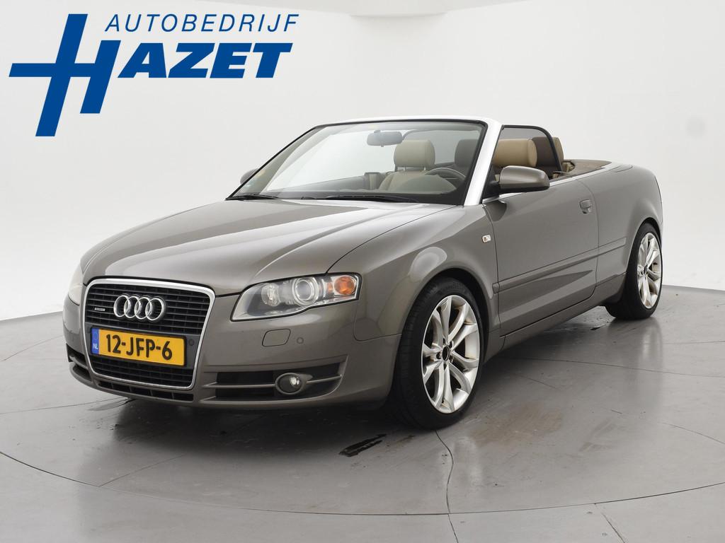 Audi A4 Cabriolet 3.0 TDI V6 232 PK QUATTRO *ALPACA BEIGE* +, Auto's, Automaat, 232 pk, Beige, Cabriolet