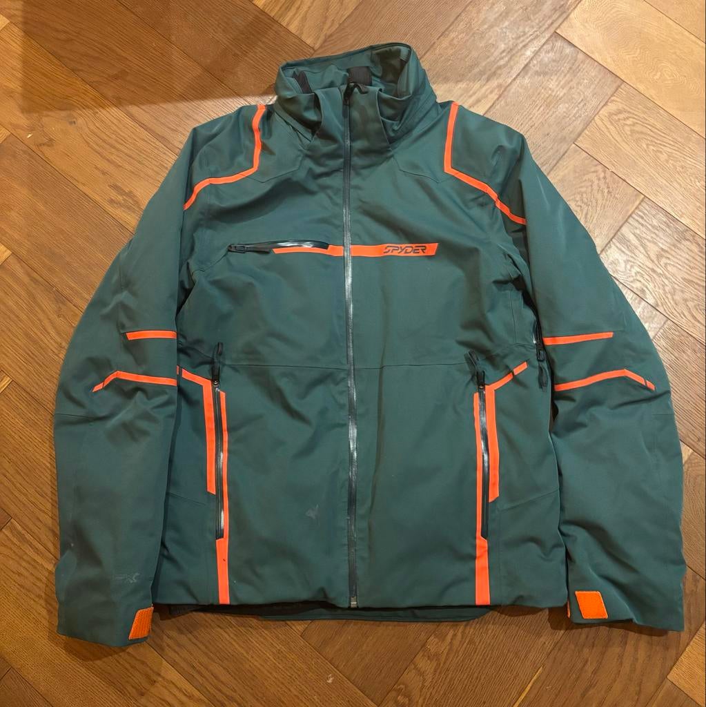 Spyder Skijas Cypress Green - Nieuw (S), Kleding | Heren, Wintersportkleding, Ophalen of Verzenden, Nieuw, Jack