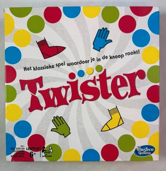 Hasbro Gaming Twister Partyspel gezelschapsspel compleet, Hobby en Vrije tijd, Gezelschapsspellen | Bordspellen, Zo goed als nieuw