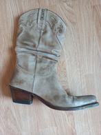 Sancho western cowboy boots/laarzen, Kleding | Dames, Schoenen, Hoge laarzen, Beige, Ophalen of Verzenden, Gedragen