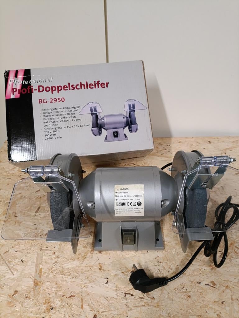 Professional Profi-Doppelschleifer BG-2950 slijpmachine, Ophalen of Verzenden, Gebruikt, Minder dan 700 watt, Werkbankslijpmachine