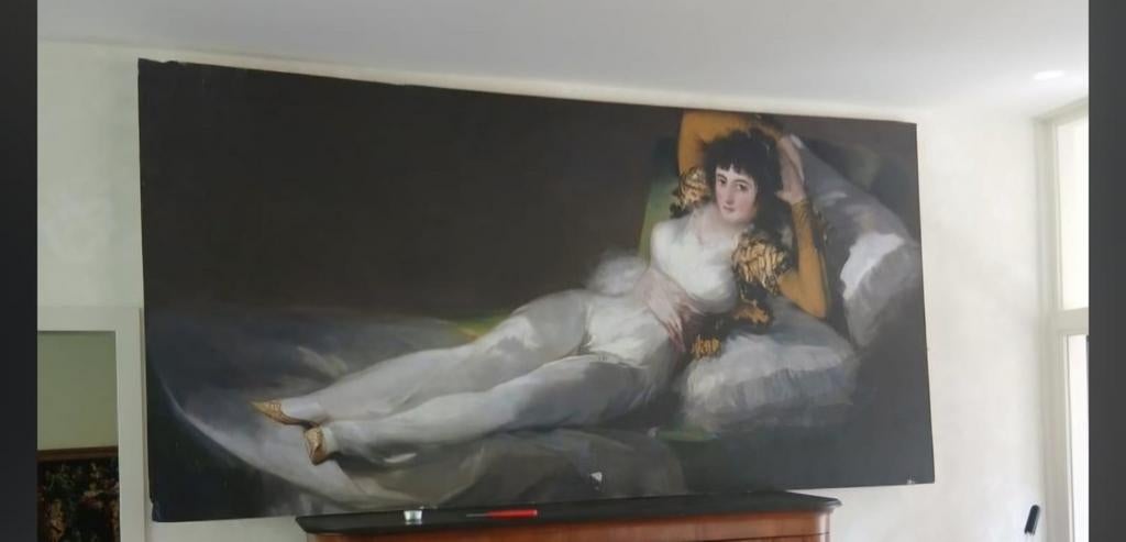 Mooie grote poster op dik karton. 100x200 cm., Ophalen of Verzenden