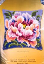 Cado vervaco borduurpakket kussen  Camellia  Bloem, Ophalen of Verzenden, Nieuw, Handborduren, Borduurpakket