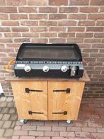 Plancha bakplaat op gas met onderkast, Tuin en Terras, Gasbarbecues, Ophalen, Gebruikt, Onbekend