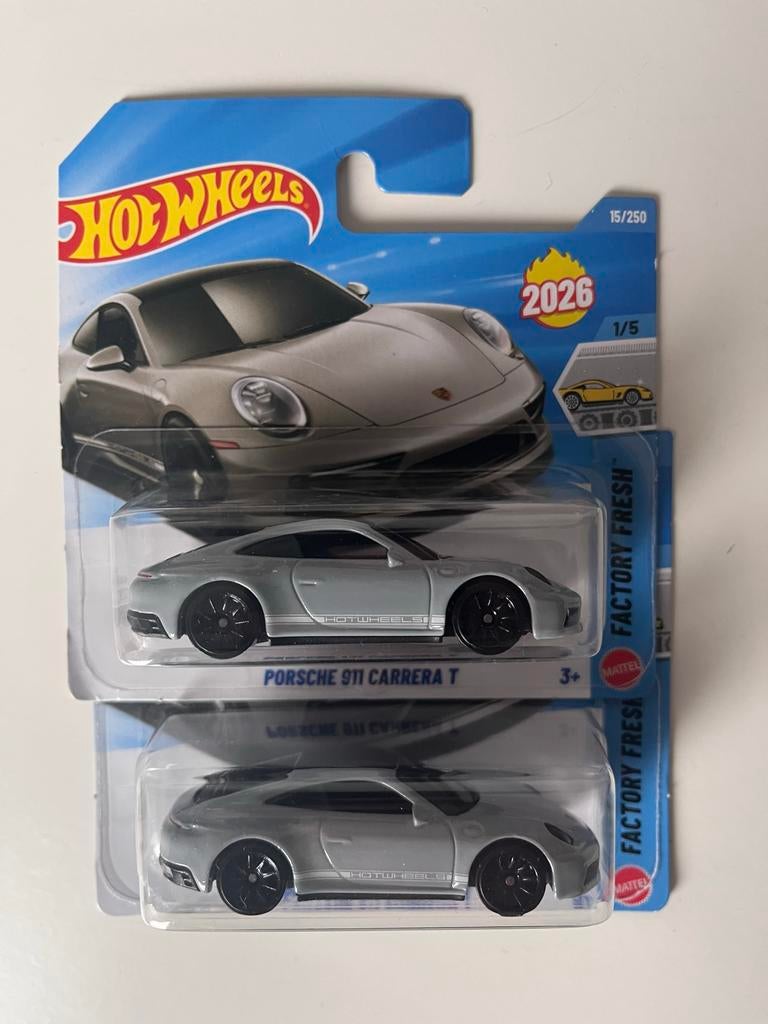 Hot Wheels Porsche 911 Carrera T 2026 met error, Ophalen, Nieuw, Auto
