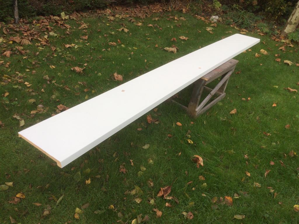 Vensterbank kleur wit, Ophalen, Zo goed als nieuw, Hardsteen, Vensterbanken