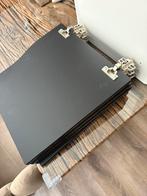 KALLAX 4 inzet deurtjes golf 10zwart wit bakken 1 spiegel, Ophalen, Minder dan 50 cm, Zo goed als nieuw, Minder dan 100 cm