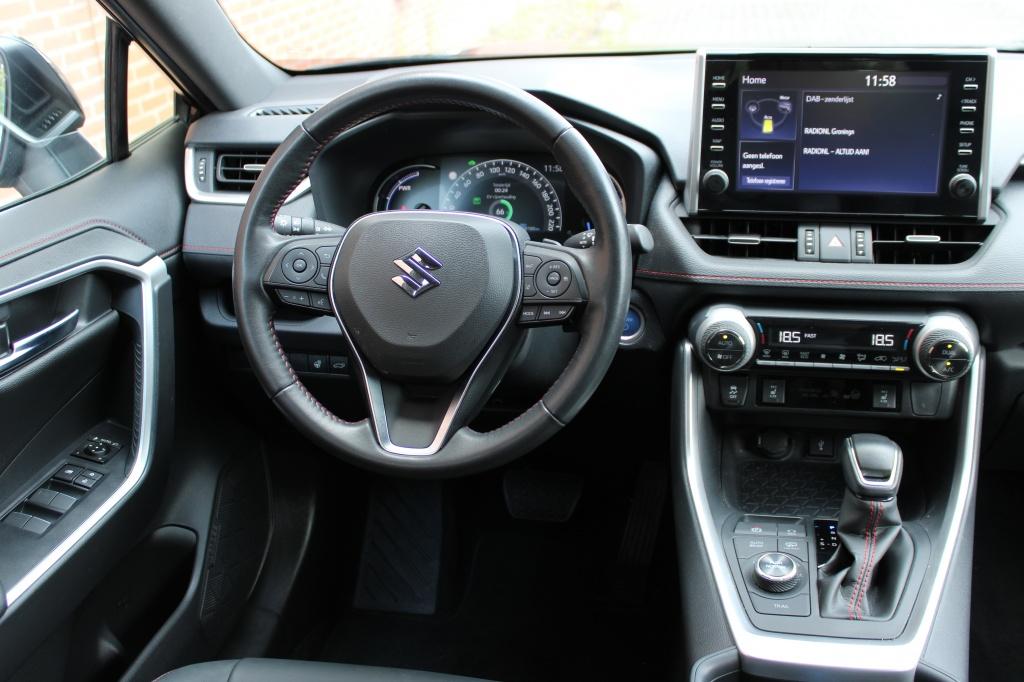 Suzuki Across 2.5 Plug-in Style AWD | Leer | Stoel -/ Stuurv, Auto's, Suzuki, Automaat, Gebruikt, Zwart, 4 cilinders