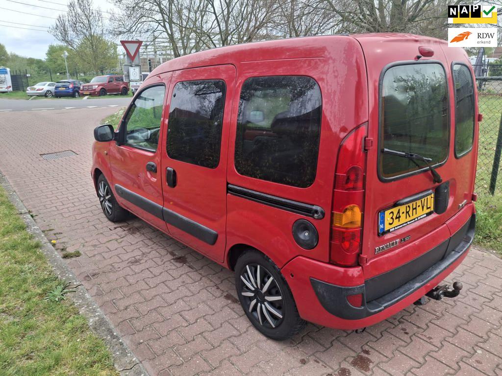 Renault Kangoo 1.6-16V Privilège, Auto's, Renault, Stof, 49 €/maand, Origineel Nederlands, Te koop