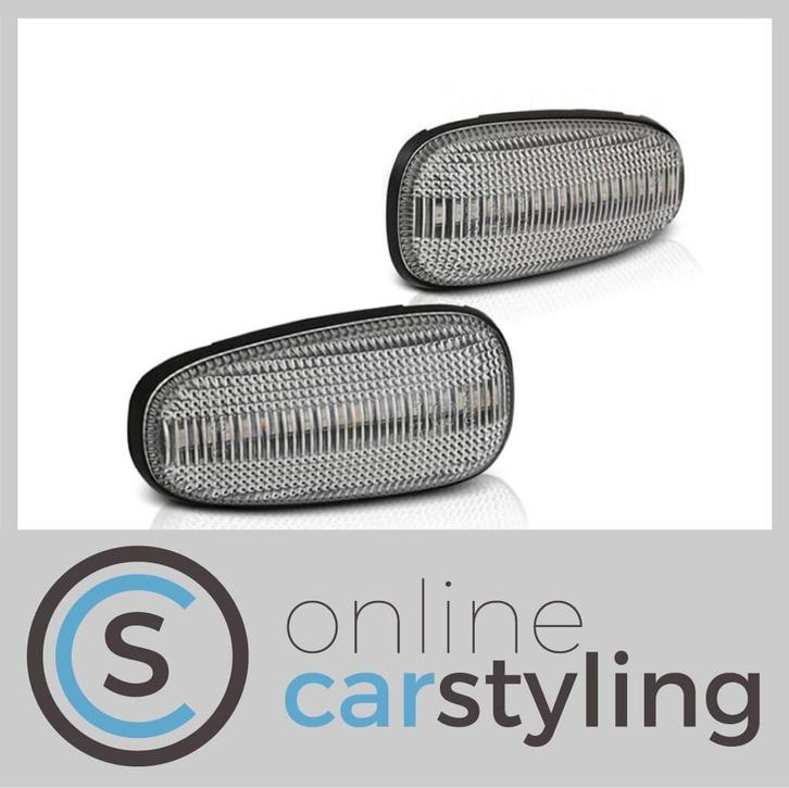 Dynamische LED zijknipperlichten Opel Astra G WIT / ZWART, Auto-onderdelen, Verlichting, Opel, Nieuw, Ophalen of Verzenden