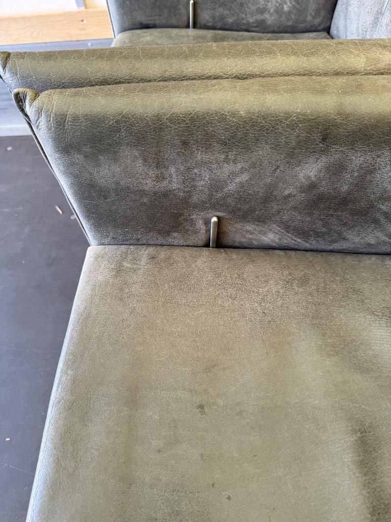 Eetkamerstoel, Ophalen, Strak model enzo luca, Gebruikt, Leer