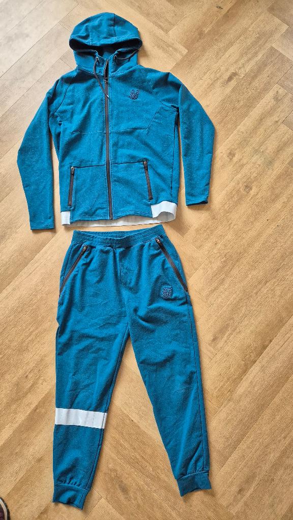 heren maat M joggingpak Siksilk, Kleding | Heren, Sportkleding, Siksilk, Overige kleuren, Maat 48/50 (M), Ophalen of Verzenden