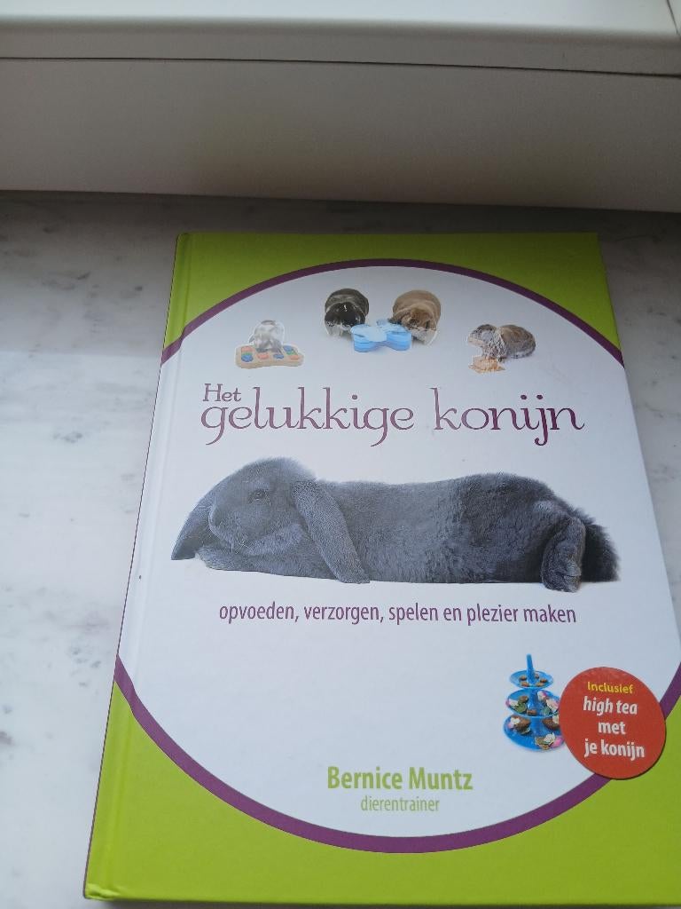 Boek het gelukkige konijn, Ophalen, Bernice Muntz, Nieuw, Konijnen of Knaagdieren