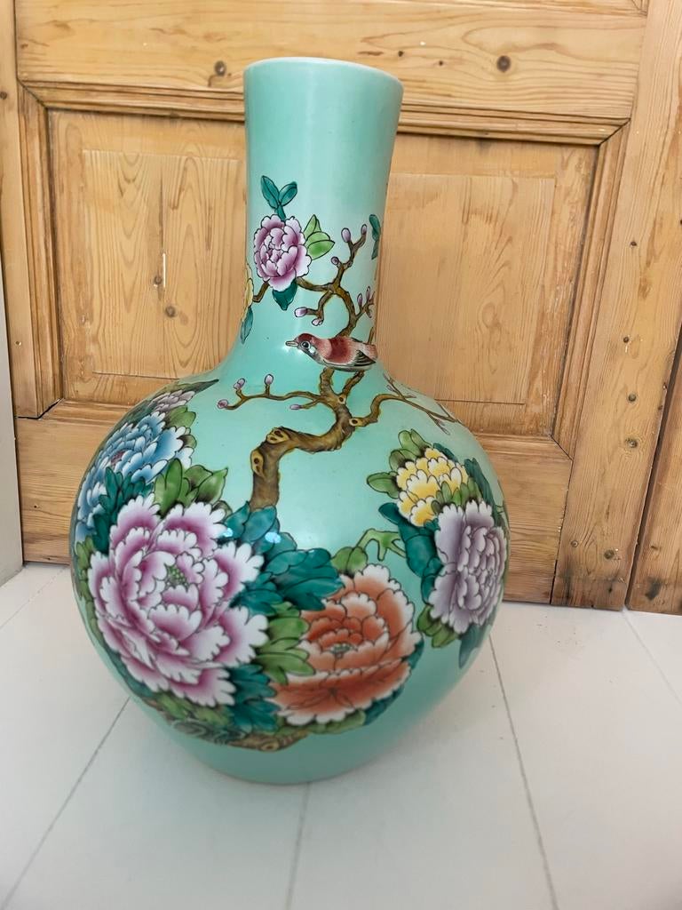 Elegante Polls Potten vaas - Kleurrijk en zo goed als nieuw, Huis en Inrichting, Woonaccessoires | Vazen, Ophalen