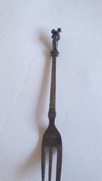 1173 bakkers gebaksvorkje verzilverd 40, Verzenden, Rvs of Chroom