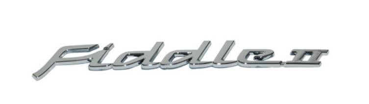 Sticker woord fiddle 2 chrome origineel Sym 87128-ala-010, Ophalen of Verzenden, Veen, Info@veen.nl, Veen