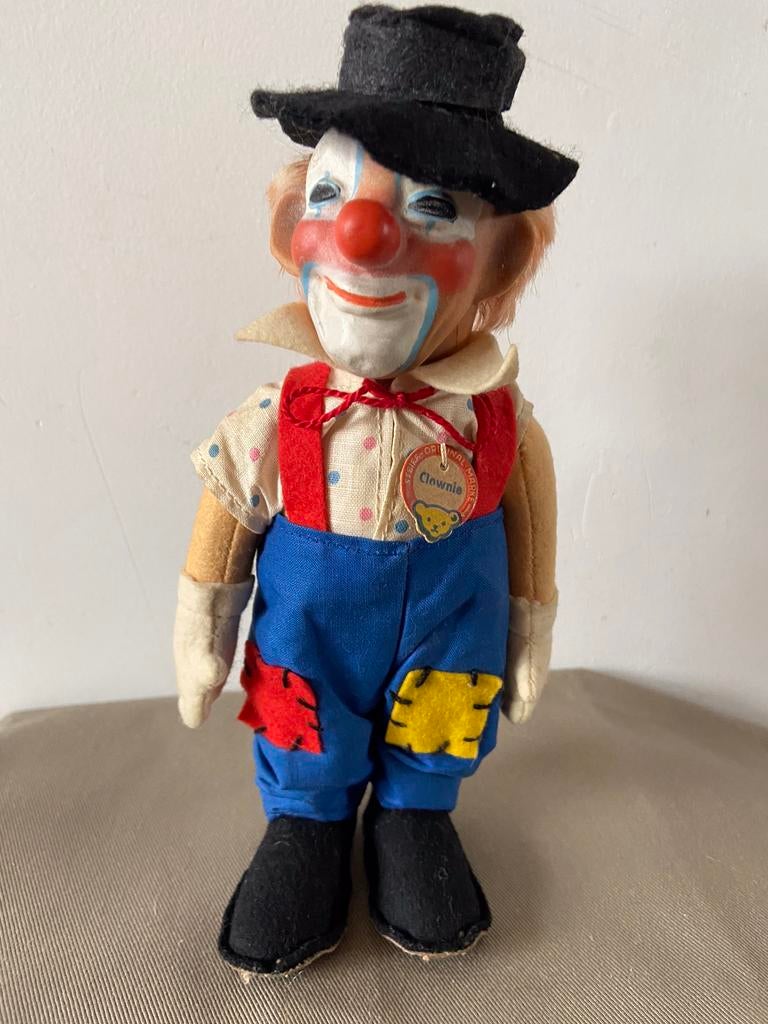 Steiff clown Clownie, 8719, 19cm, Ophalen of Verzenden