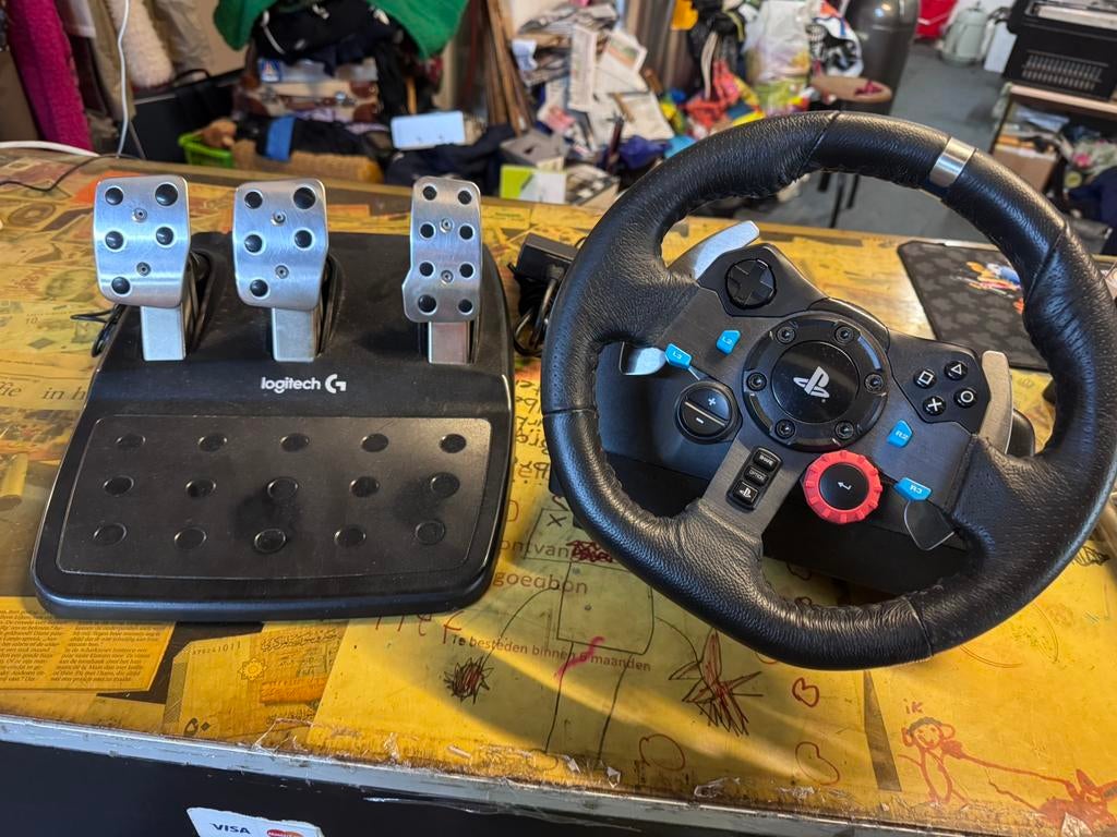 Logitech G 29 racestuur, Spelcomputers en Games, Ophalen, Gebruikt, X, X