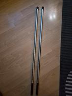 2 Shakespeare Telescopic Vaste Hengels - 4.00m, Ophalen, Gebruikt, Vaste hengel