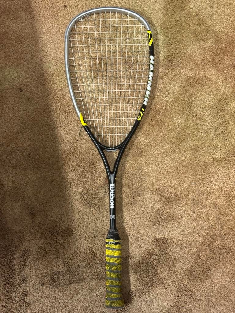 Squash racket Wilson Hammer 175, Ophalen of Verzenden, Zo goed als nieuw, Racket