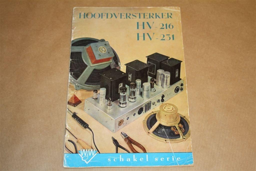 Hoofversterker HV-216 & HV-231 - Muiderkring - Ca 1960, Boeken, Ophalen of Verzenden, Gelezen, Bouwkunde