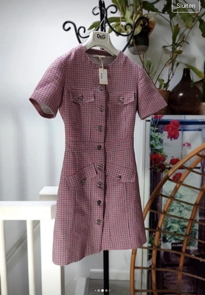 Maje Jurkje, Kleding | Dames, Jurken, Nieuw, Maat 36 (S), Overige kleuren, Boven de knie, Ophalen of Verzenden